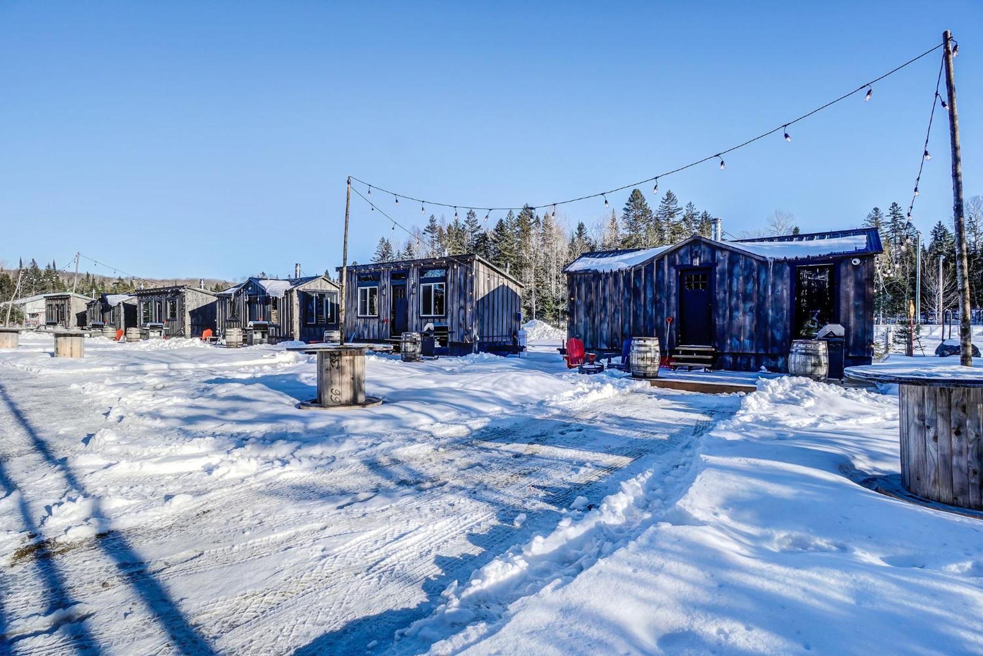 Your Cozy Cabin Retreat Saint-Remi-d'Amherst Экстерьер фото